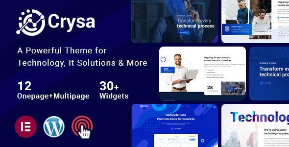 Crysa v1.0.4 - IT 解决方案 WordPress 主题