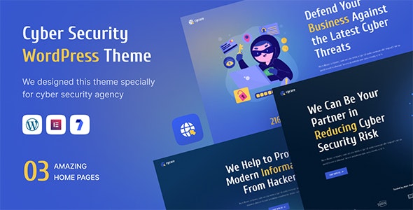 Cycure v1.0.1 - 网络安全服务 WordPress 主题