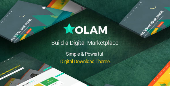 Olam v4.6.2 - Easy Digital Downloads Marketplace WordPress 主题