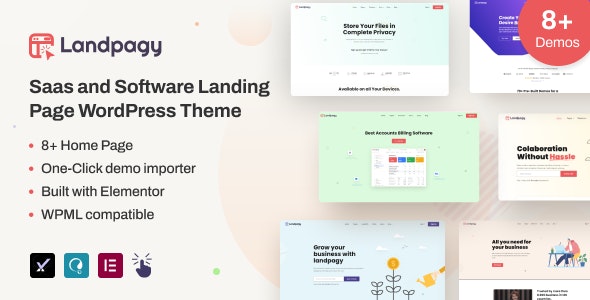 Landpagy v1.8.1 - 多用途登陆页面 WordPress 主题