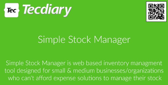 Simple Stock Manager v3.0.0