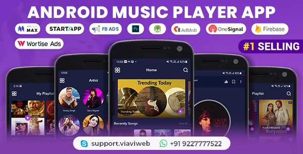 Android Music Player v10.0 – Online MP3 (Songs) App