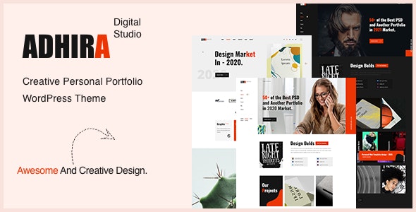 Adhira v2.0.1 - Creative Agency Portfolio WordPress Theme