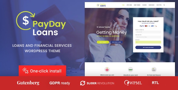 Payday Loans v1.1.5 - 金融 WordPress 主题