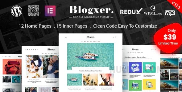 Bloxer v1.1.9 – 博客和杂志 WordPress 主题