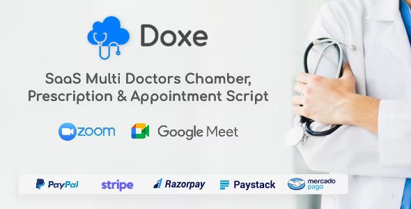 Doxe v2.2 – SaaS Doctors Chamber、处方和预约软件