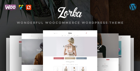 ZORKA v1.5.4 - Wonderful Fashion WooCommerce 主题