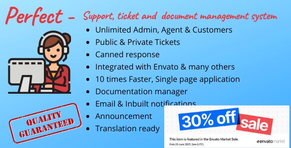 Perfect Support Ticketing & Document Management System v1.7