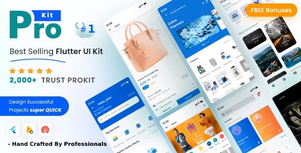 ProKit Flutter v6.4.0 - 最畅销的 Flutter UI 套件