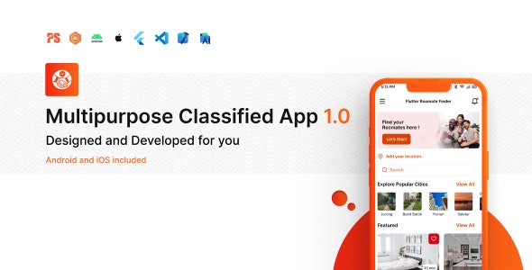 PSX Multipurpose Classified Flutter App with Laravel Admin Panel v1.3.4