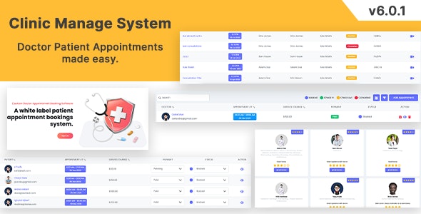 Clinic Management System v8.5.0 - 医患预约管理系统 PHP Laravel