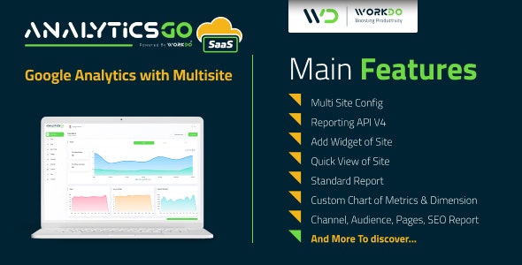 AnalyticsGo SaaS v1.2 - Google Analytics V4 with Multisite