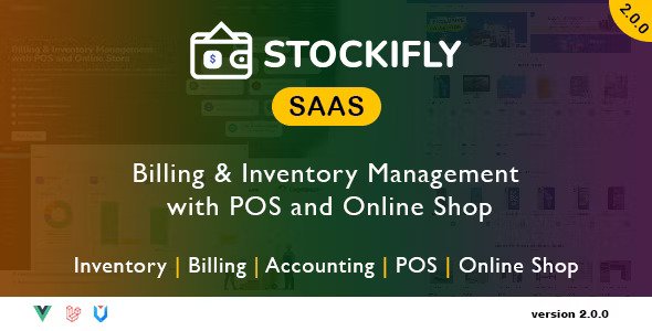 Stockifly SAAS v4.1.0 – 使用POS和在线商店进行计费和库存管理