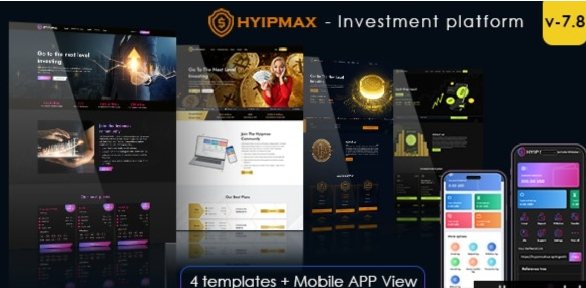 HYIP MAX v13.0（已汉化） - high yield investment platform