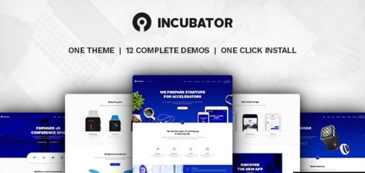 Incubator v4.0 - WordPress Startup Business Theme