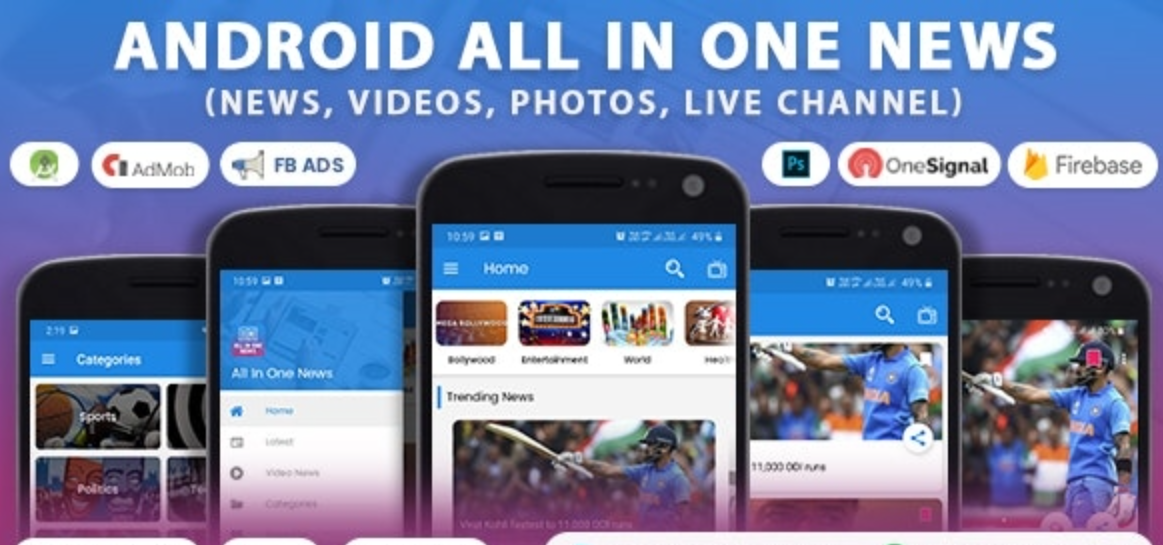 All In One News (News, Videos, Photos, Live Channel) v6.0