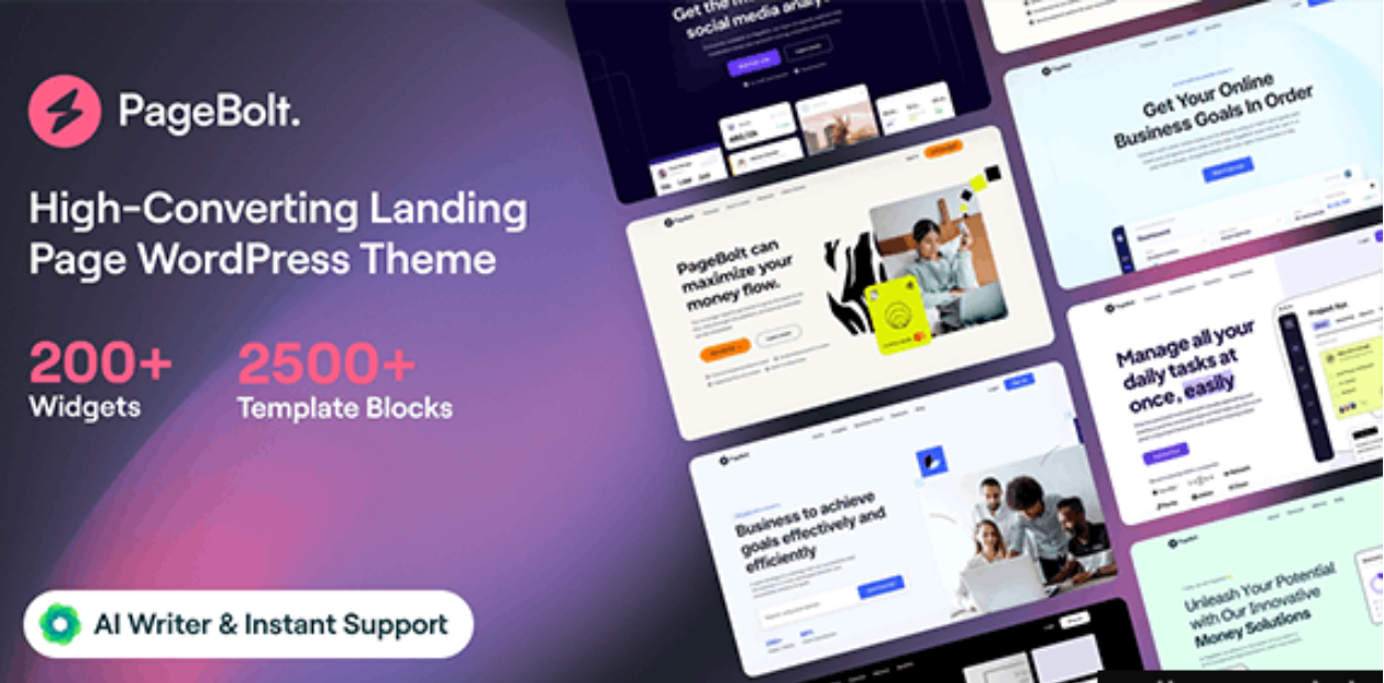 PageBolt v2.0.16 - Landing Page WordPress Theme