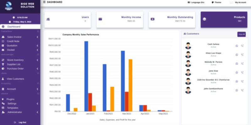 Emitech PHP Invoice System v1.9