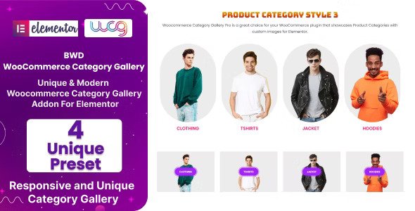 BWD WooCommerce Category Gallery Addon For Elementor v1.0