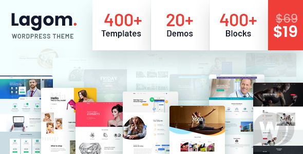 Lagom v2.0 - 多用途 WordPress 主题