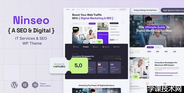 Ninseo v1.0.0 - IT 服务和 SEO WordPress 主题