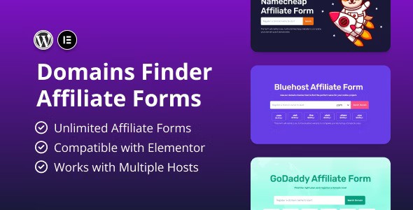 Hosting Domains Finder (Affiliate Forms) v1.2.0