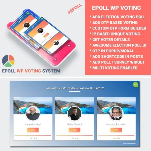 WP Poll Survey & Voting System - ePoll PRO v3.1