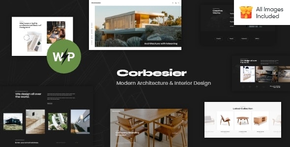 Corbesier v1.15 - 现代建筑和室内设计 WordPress 主题