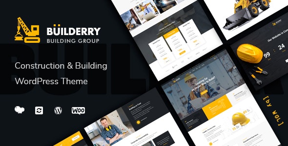 Builderry v1.2.7 - WordPress 建筑主题