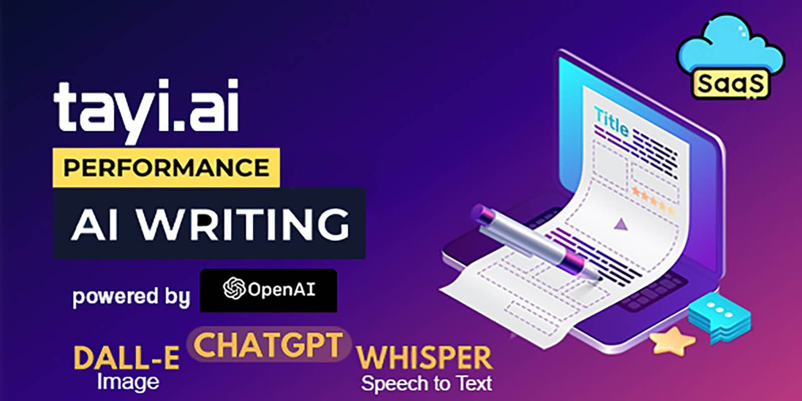 OpenAI ChatGPT Online Writing Tool as SaaS v1.0