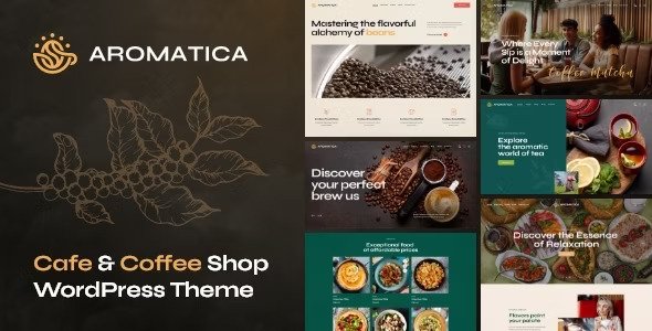 Aromatica v1.2 – 咖啡馆和咖啡店 WordPress 主题