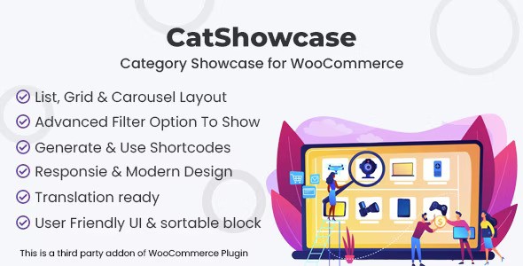 CatShowcase v1.0 – WooCommerce 类别展示