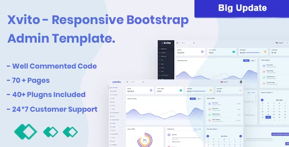 Xvito V1.07 - Bootstrap Admin Template