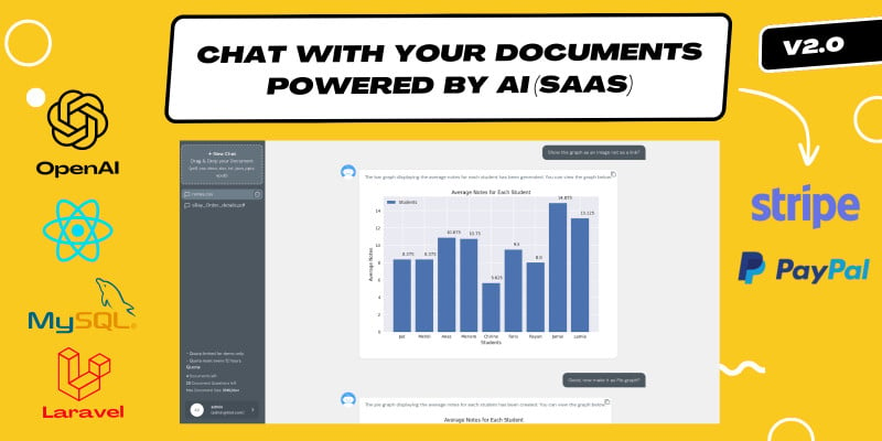 Chatpdf V2.0.1 - Chat With Your Documents Using Ai Saas