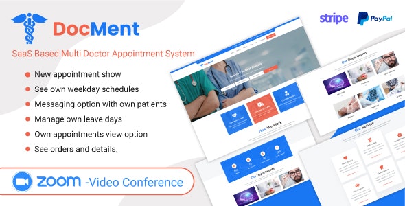 DocMent v3.1 - SaaS Based Multi Doctor Appointment System