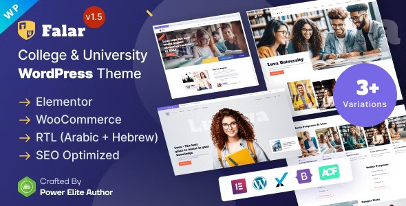 Falar v1.5.0 – College University Elementor WordPress Theme