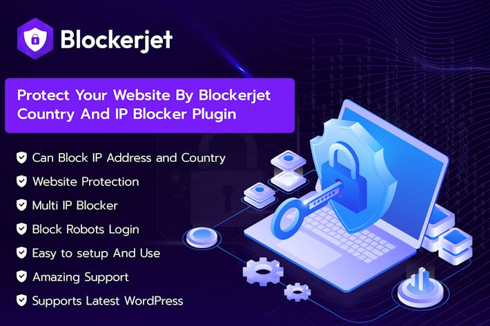 Blockerjet v1.0.1- IP & Country Blocking WordPress Plugin