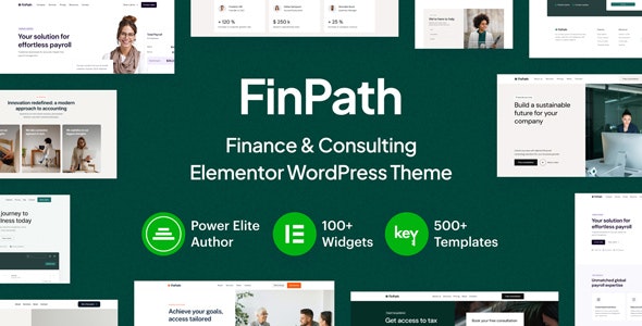 FinPath v1.0  - Finance & Consulting Elementor WordPress Theme