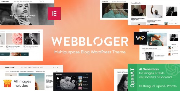 Webbloger v1.0 – Multipurpose Blog WordPress Theme