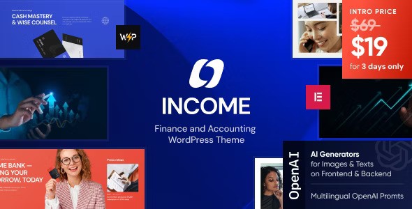 Income v1.0 – Finance & Consulting Business WordPress Theme