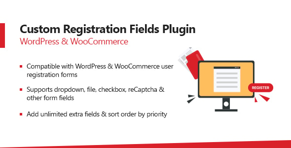 WooCommerce Custom Registration Fields Plugin v1.1.4