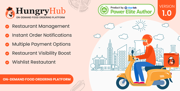 HungryHub v1.0 – On Demand Food Ordering Platform