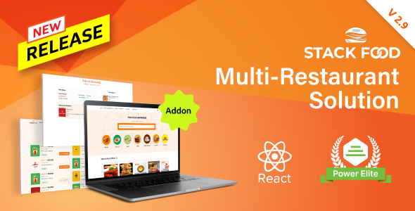 StackFood – React User Website v2.9