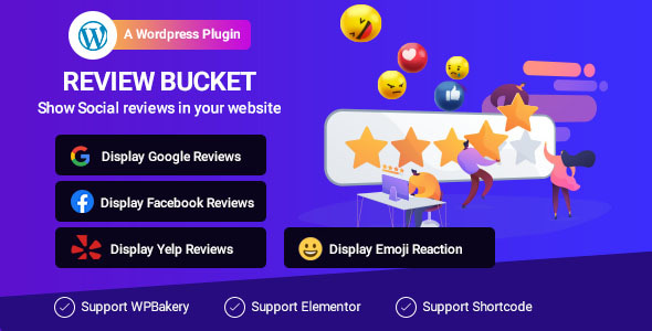 ReviewBucket v2.8.6 – 商业评论包 WordPress 插件