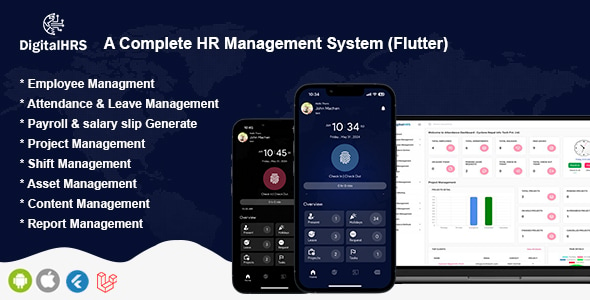 DigitalHR v5.0 – Branch Based Multi Tenant HR, HRM and HRMS Application