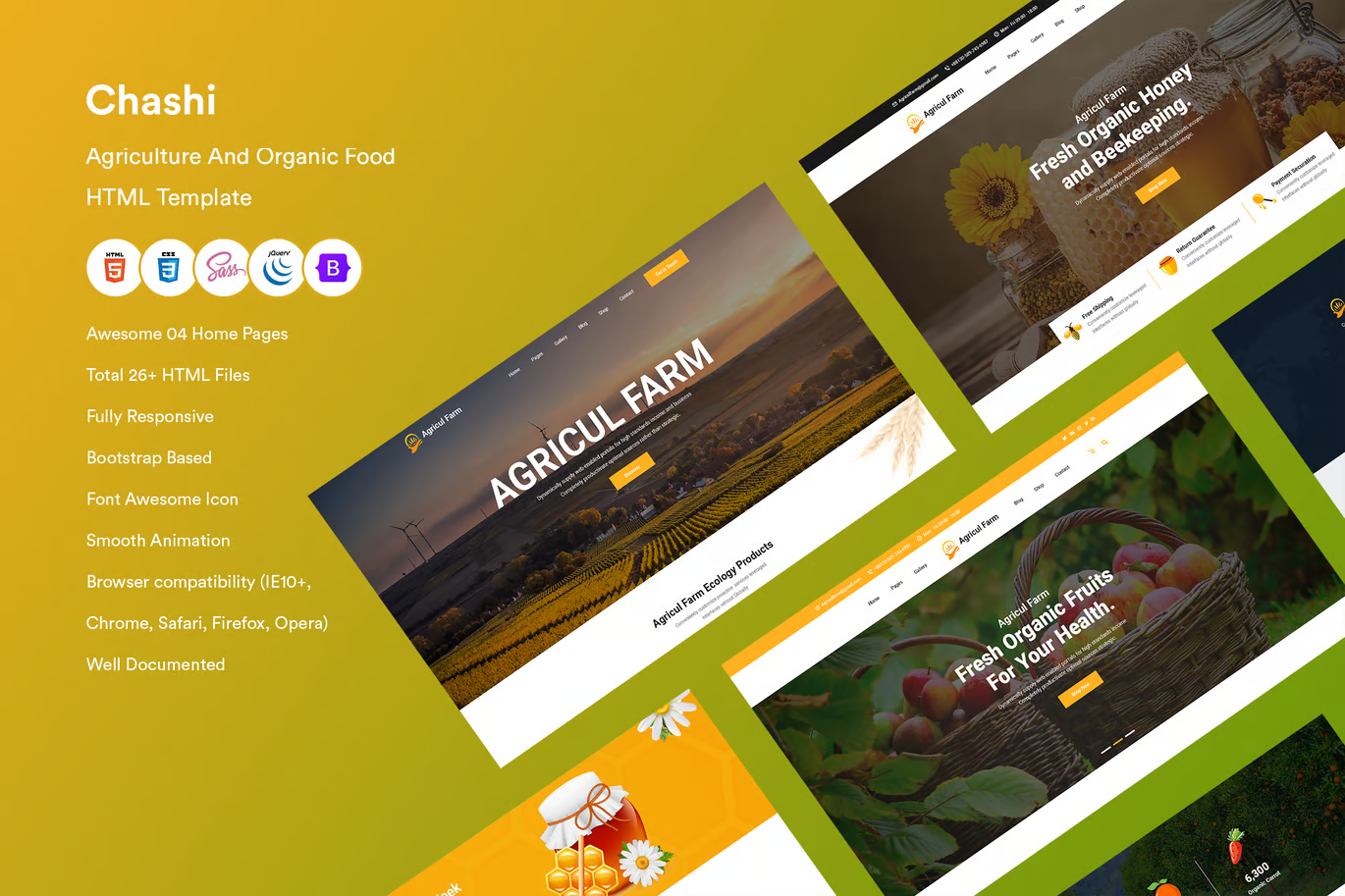 Agriculture & Organic Food HTML Template v2024-12-01