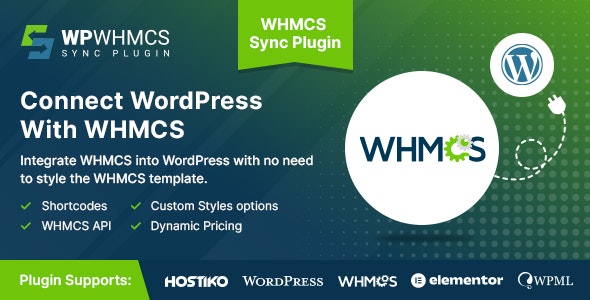 WHMCS Sync v2.2.1 - WHMCS Integration Plugin for WordPress