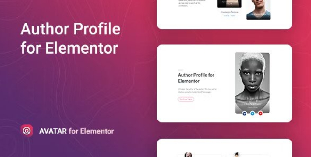 Avatar v1.0.4 – Author Box for Elementor