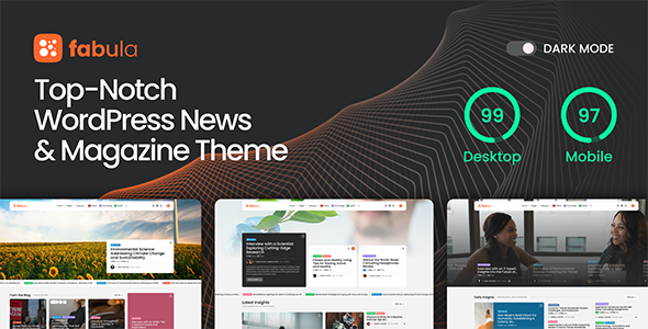 Fabula v1.0.5 – News & Magazine WordPress Theme