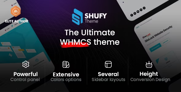 ShufyTheme v1.2.5 – 终极 WHMCS 主题